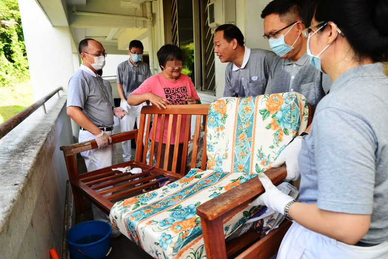 Welcome Love Home by Clearing Out Trash