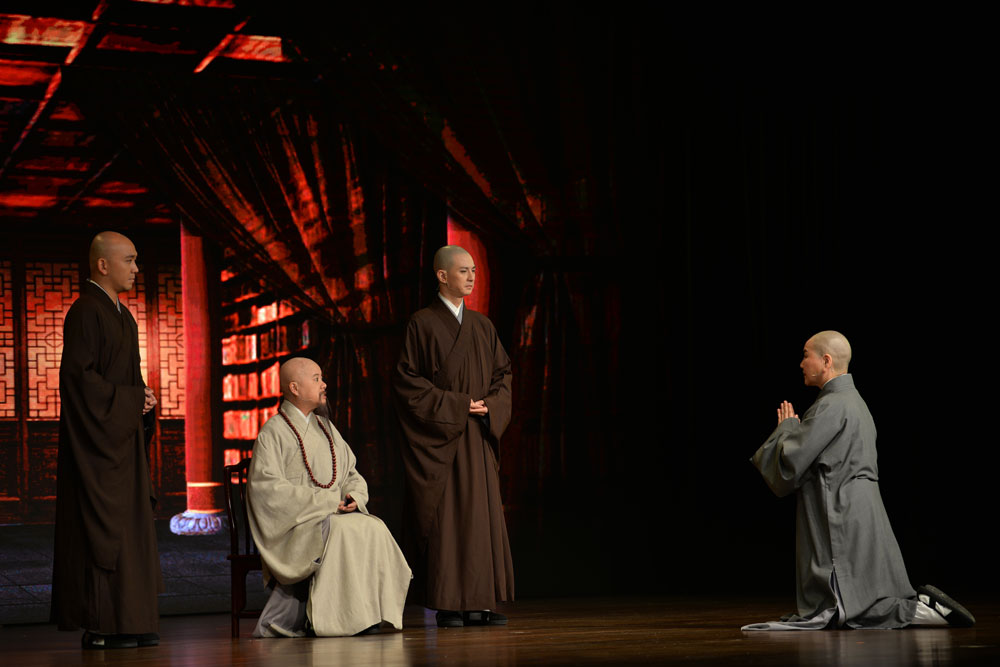 慧思禅师为智者大师演说〈安乐行品〉,也请智者大师直接进入法华三昧的禅修忏法,短短十四天就证得法华妙境。摄 / 蔡佑良